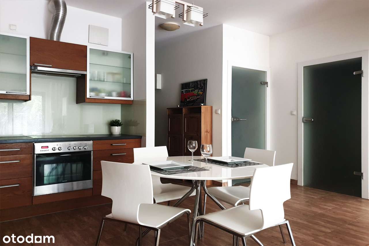 2-pokoje z SAUNĄ i Klimatyzacją | Prywatny ogród | ul. Sarmacka | 57m-1