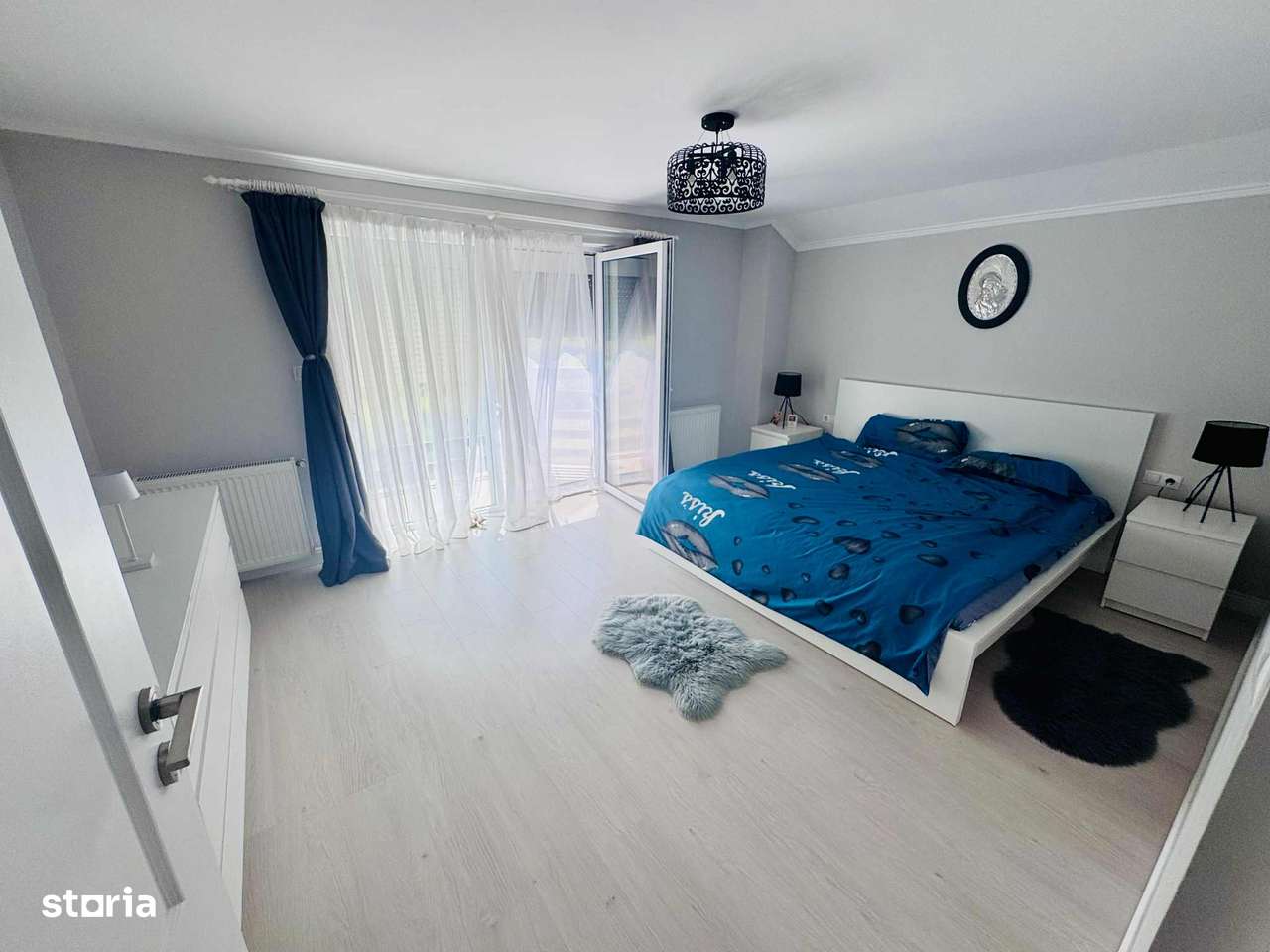 Casa moderna ,cu garaj, finisata si mobilata, in  cartierul Sarmas - Imagine principală: 5/11