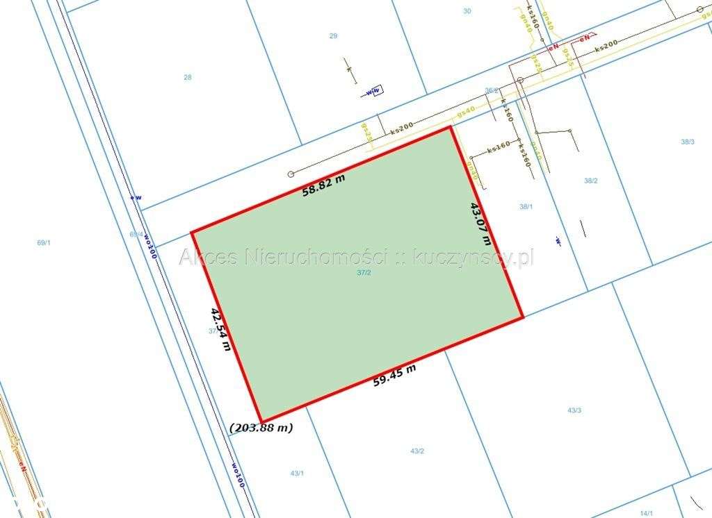 Choszczówka, działka z pozw. na bud. 2 budynków - Pełny obrazek: 4/12