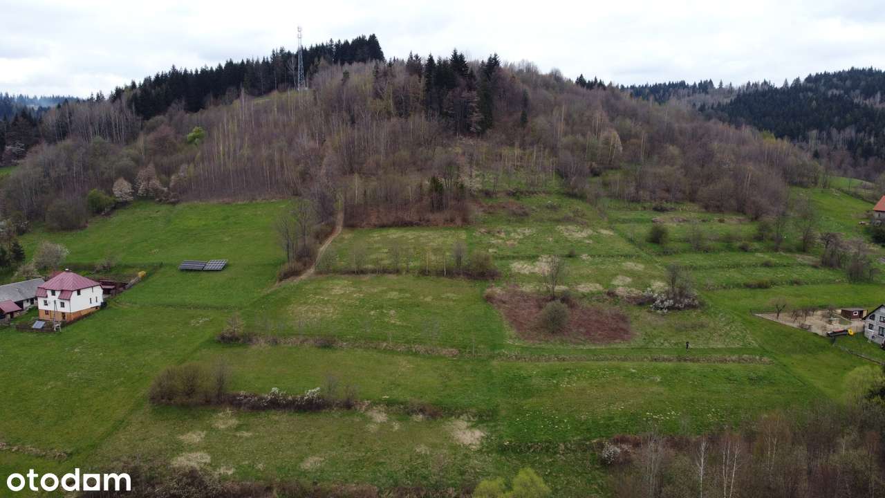 Hucisko, dwie widokowe działki budowlane po  7 arów-10