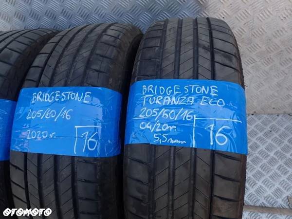 OPONY LETNIE BRIDGESTONE TURANZA ECO 205/60/16 04/20 5,5MM RADOM - 2