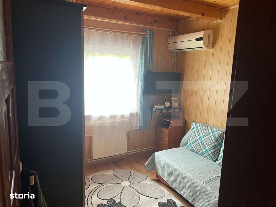 Casa de lemn cu teren generos – 1500 mp in Cerghid, liniste si natur - Imagine principală: 5/8