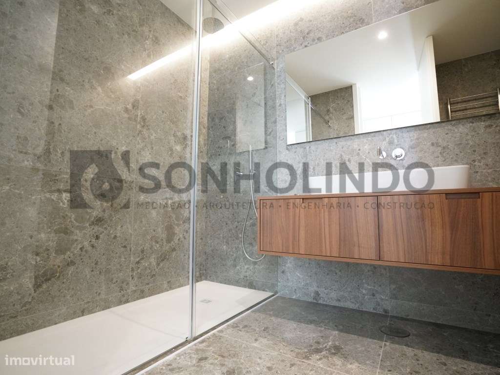 Apartamento T1 novo com varanda, exposição solar Nascente, garagem ...-23