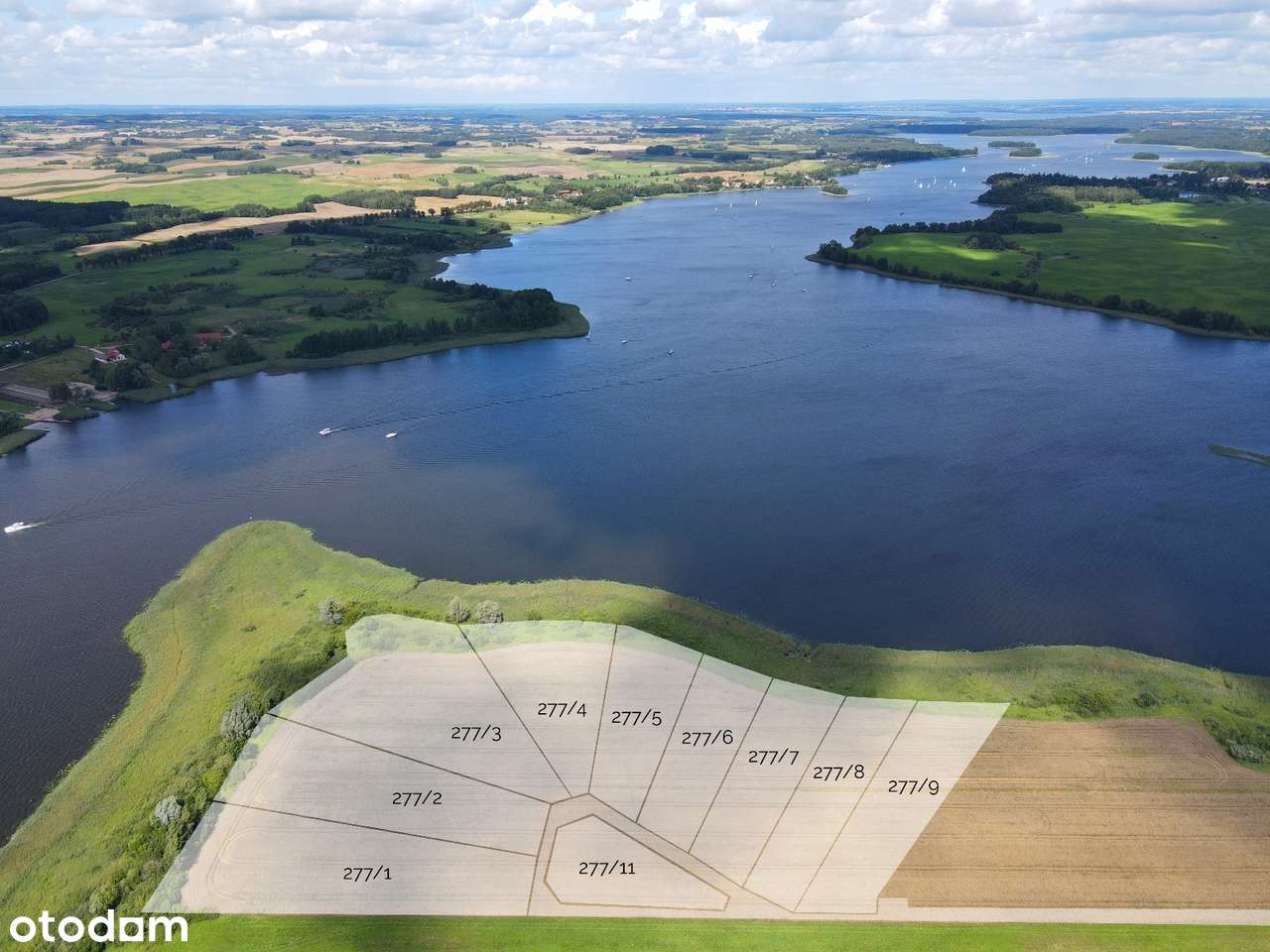 Działka 6996 m² z linią brzegową – wyjątkowy widok na Jezioro Jagodne - Pełny obrazek: 5/9