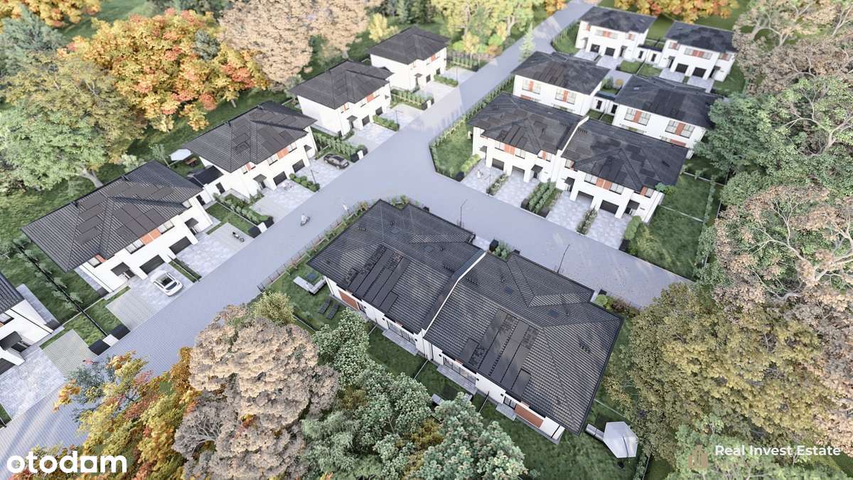 Piękne domy w zabudowie bliźniaczej Kajetany gm. Nadarzyn 2 ETAP-4