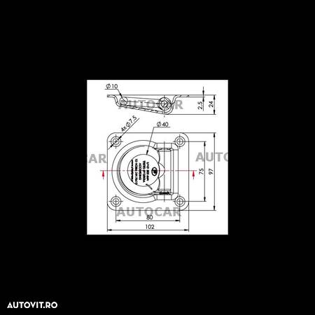 Ochet ancorare ,inel ancorare /remorca /platforma/trailer/piese remorci - 2