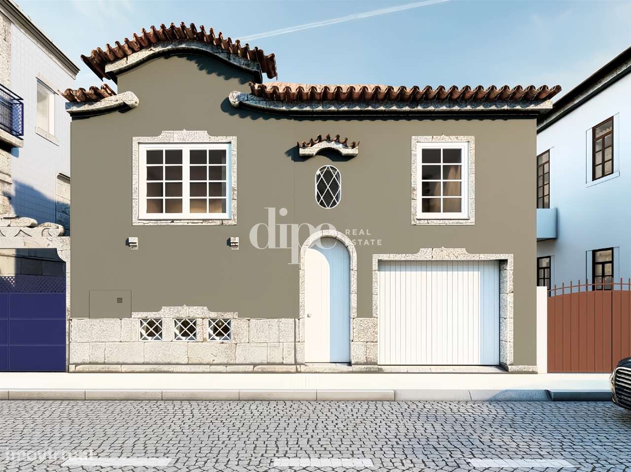 Moradia T3+1 para Restauro com projeto no centro de Guimarães.-5