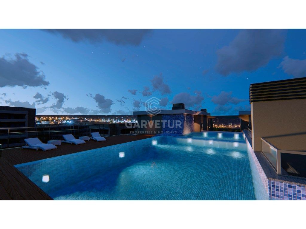 Apartamento T2, piscina na cobertura, Faro, Algarve