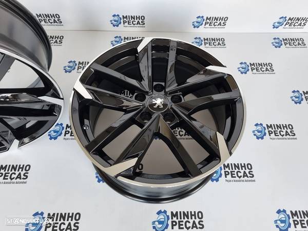 Jantes Peugeot 308 GTI em 16 Preto Brilho (5x108) - 8