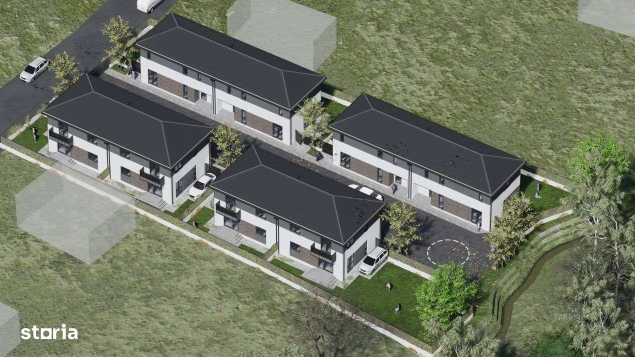 Ansamblu de case de vanzare Floresti zona Tauti finalizat-13