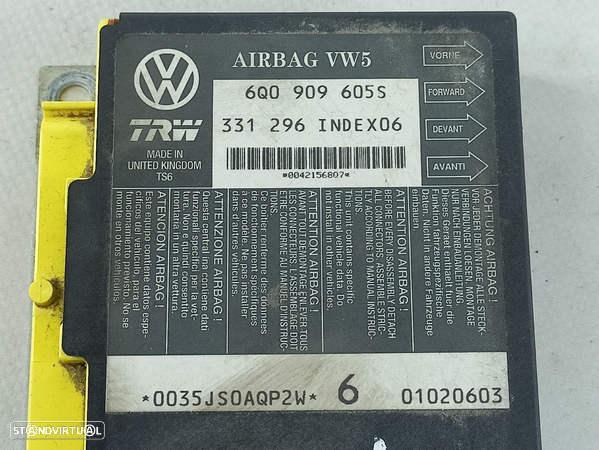 Centralina De Airbag Volkswagen Polo (9N_) - 4