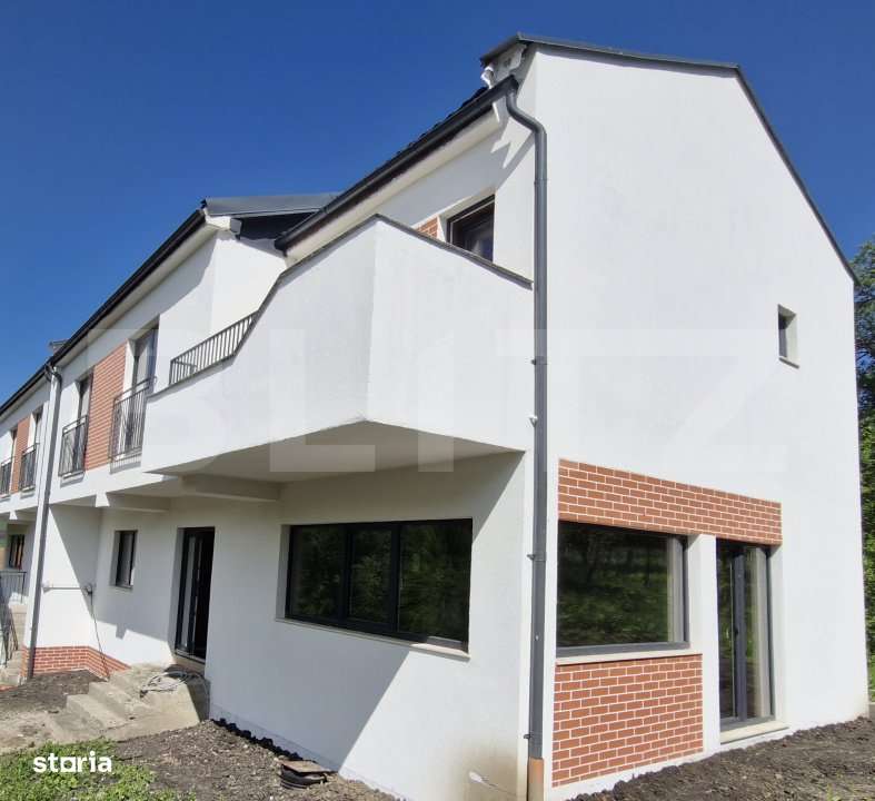 Duplex semifinisat cu teren si garaj, intr-o zona linistita aproape de - Imagine principală: 2/4