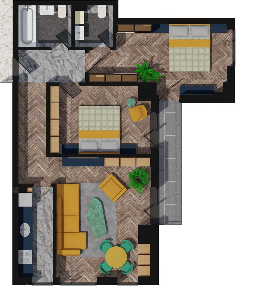 PACURARI-FINALIZAT. ap.3 camera,2 bai, 80 , finisaje premium, LIBER !!-0