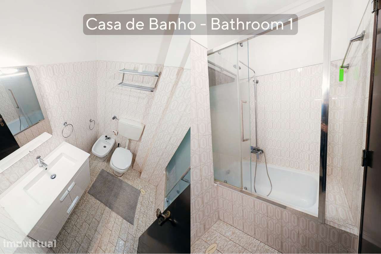 Cama em Quarto Duplo Compartilhado com Varanda Privativa -Almada - Grande imagem: 5/13