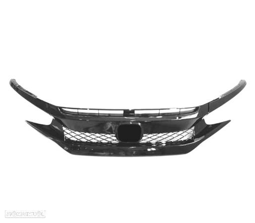 GRELHA PARA HONDA CIVIC TYPE R 16-20 LOOK SI PRETO - 4