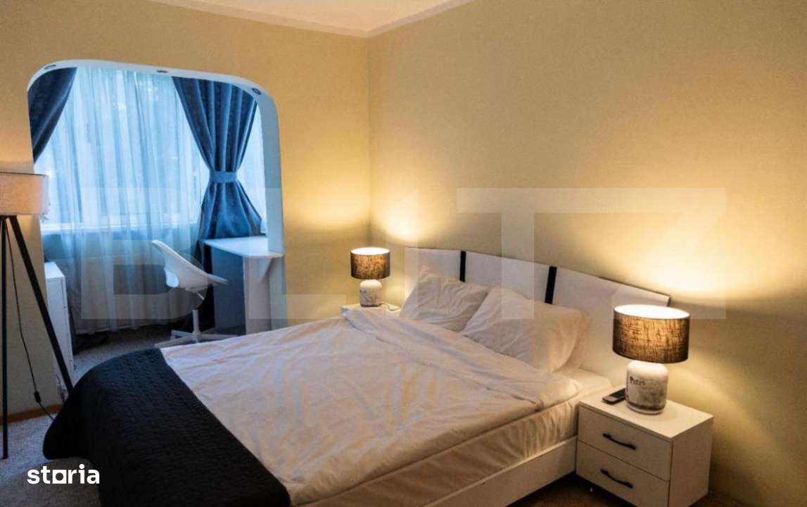 Apartament de inchiriat, cu 3 camere, terasa 20mp + garaj, Complexul S - Imagine principală: 4/5