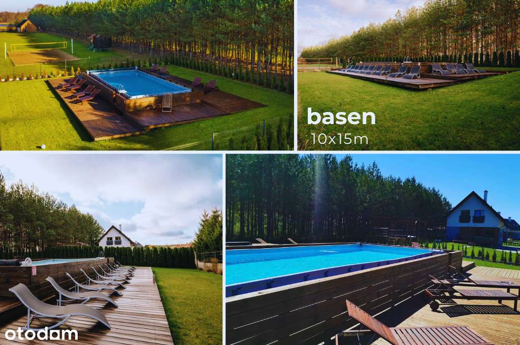 dom 5 km od Ełku – linia brzegowa, basen, SPA-4