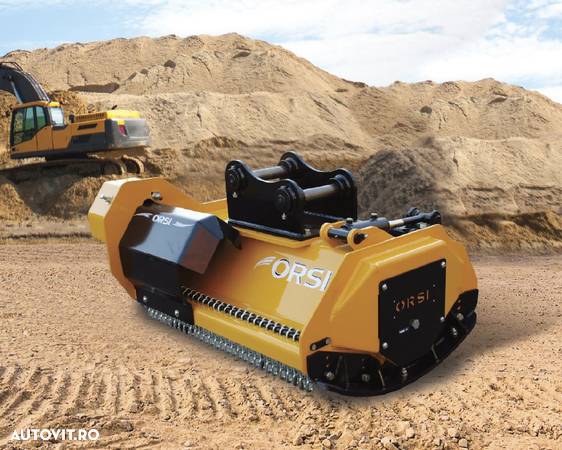 Tocatoare hidraulica forestiera Orsi model EMR pentru excavator - 2