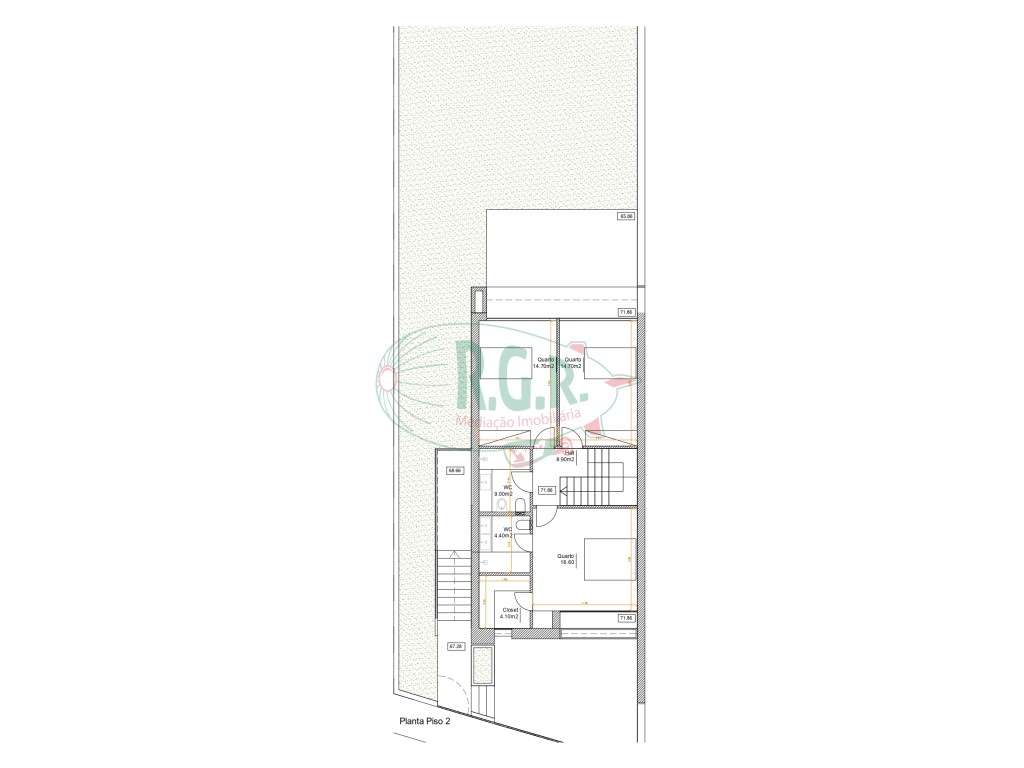 MORADIA T3 de 3 FRENTES - Grande imagem: 3/3