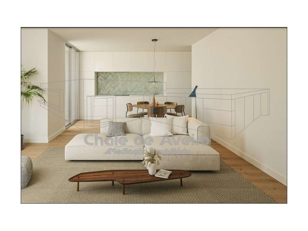 Apartamento T2 com varanda, jardim e lugar de estacionamento - CANA... - Grande imagem: 3/8