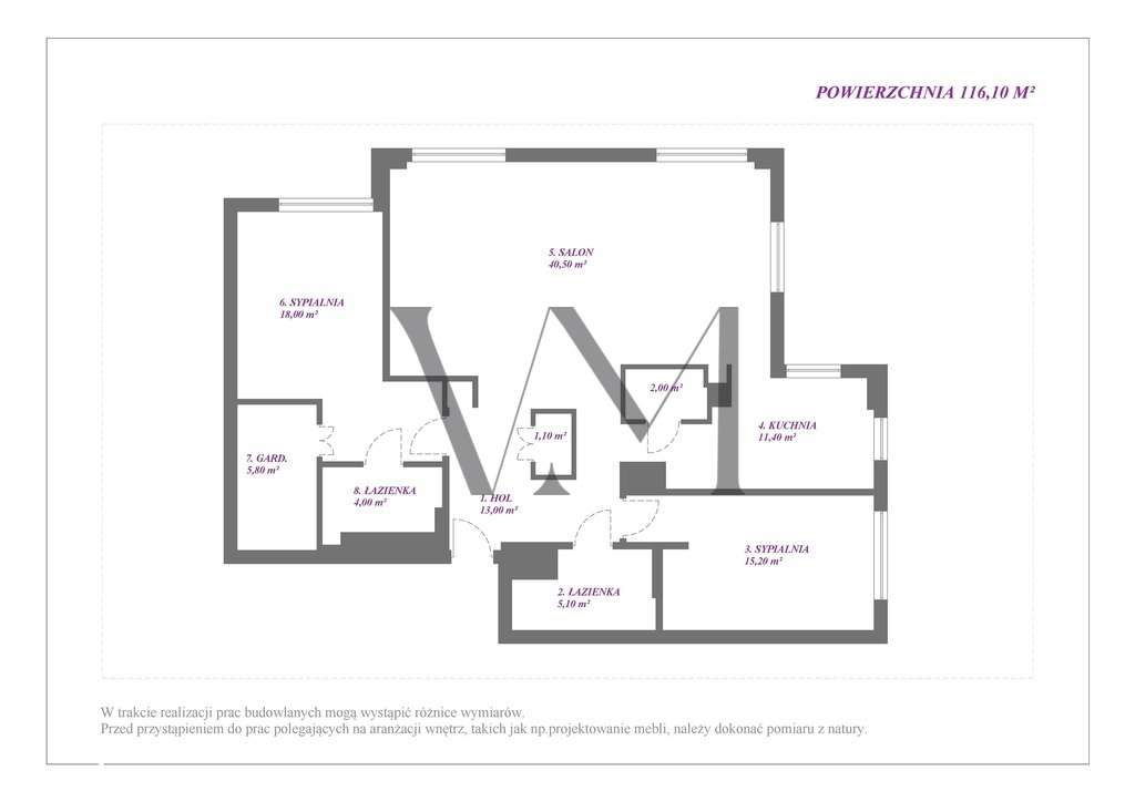 Przestronny apartament na Powiślu 120 m2-17