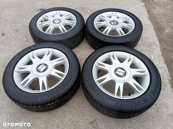 5x100 Alufelgi Felgi Aluminiowe 15 Koła Letnie Lato SEAT IBIZA 6L0 CORDOBA LEON I TOLEDO II 2 IV 4 Legnica ALU-RAD 195/55 7mm 22r. - 2