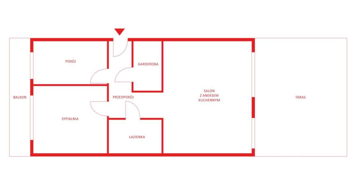 Nowość -mieszkanie  z tarasem i ogródkiem + balkon - Pełny obrazek: 4/17