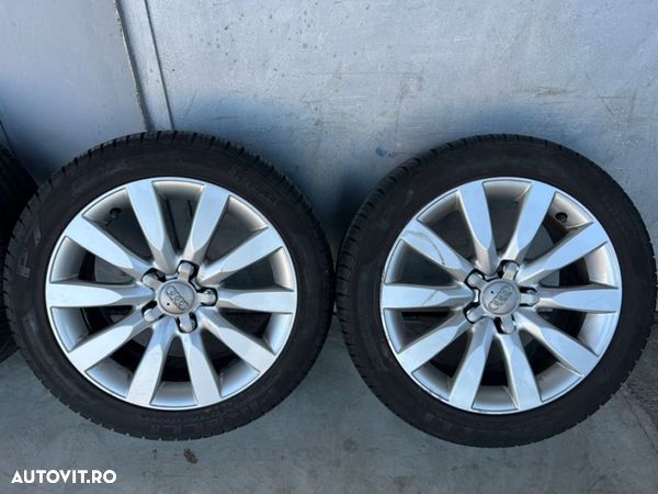 Jante Audi A1 A3 A4 cu cauc 215/45/R16 Pirelli vara dot 2015 6-7mm 7jx16et34 - 1