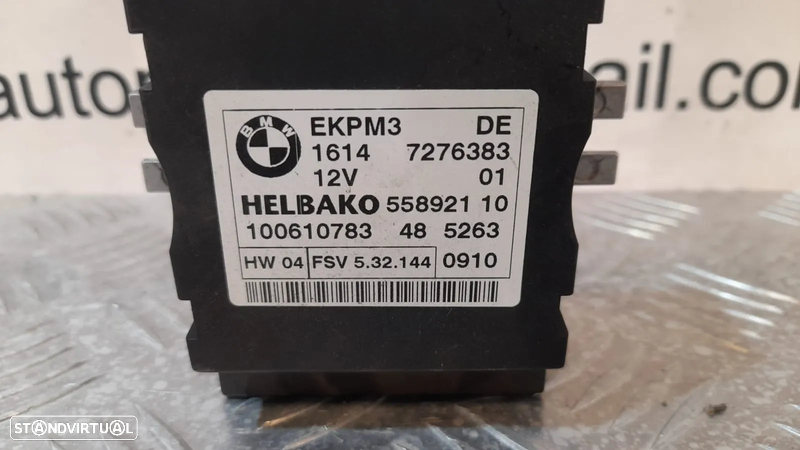 CENTRALINA BOMBA COMBUSTIVEL BMW SERIE 1 E82 COUPE 16147276383 7276383 558921 SERIE 1 E81 E87 E88 CABRIO X1 E84 SERIE 3 E90 E91 E92 COUPE E93 CABRIO X3 F25 - 5