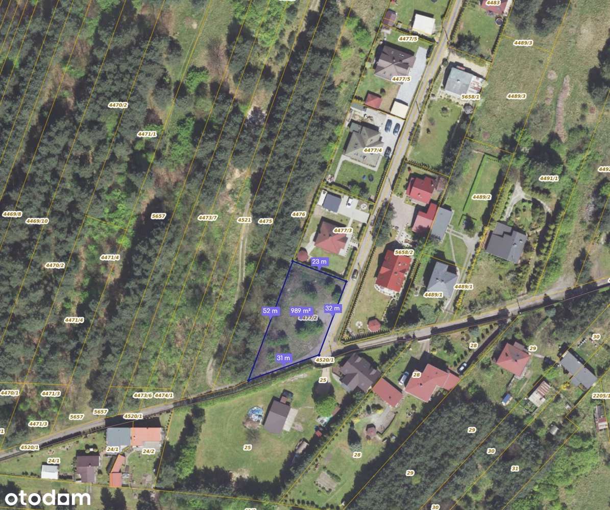 Działka budowlana Strzemieszyce Wielkie 990 m2