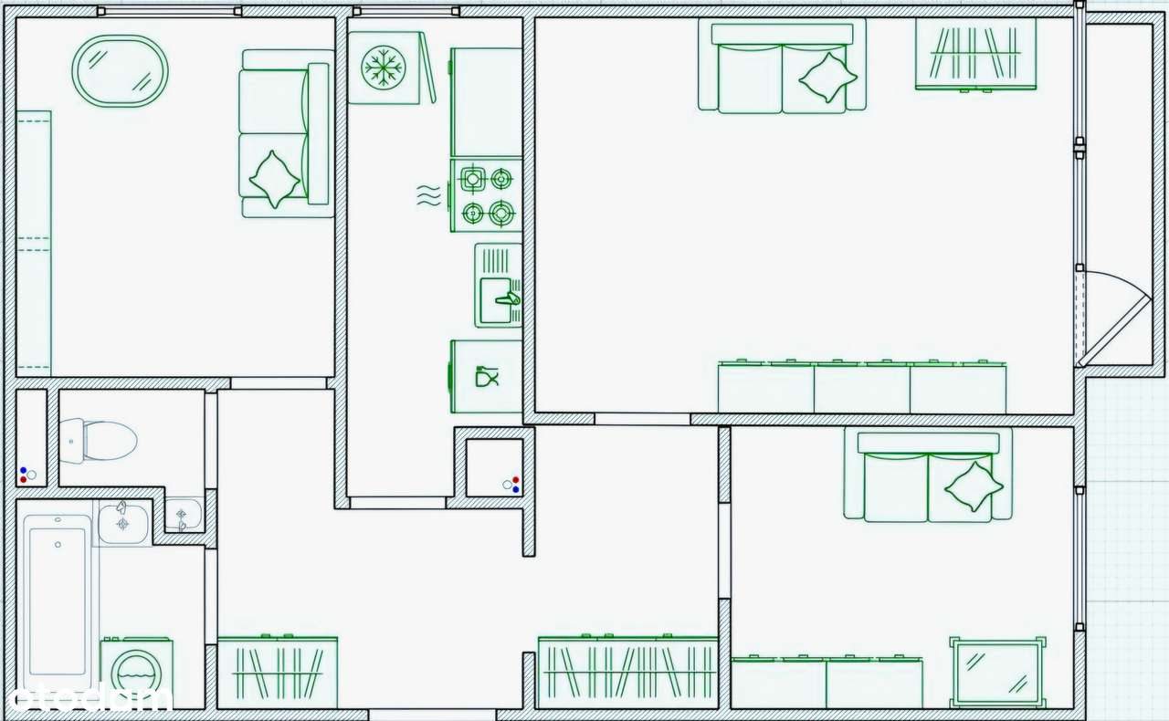Przy Parku Chomicza, balkon, osobna kuchnia z oknem, piwnica-11