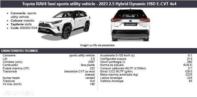 Toyota RAV4 2.5 Hybrid VVT-iE 4x4 Dynamic - 11