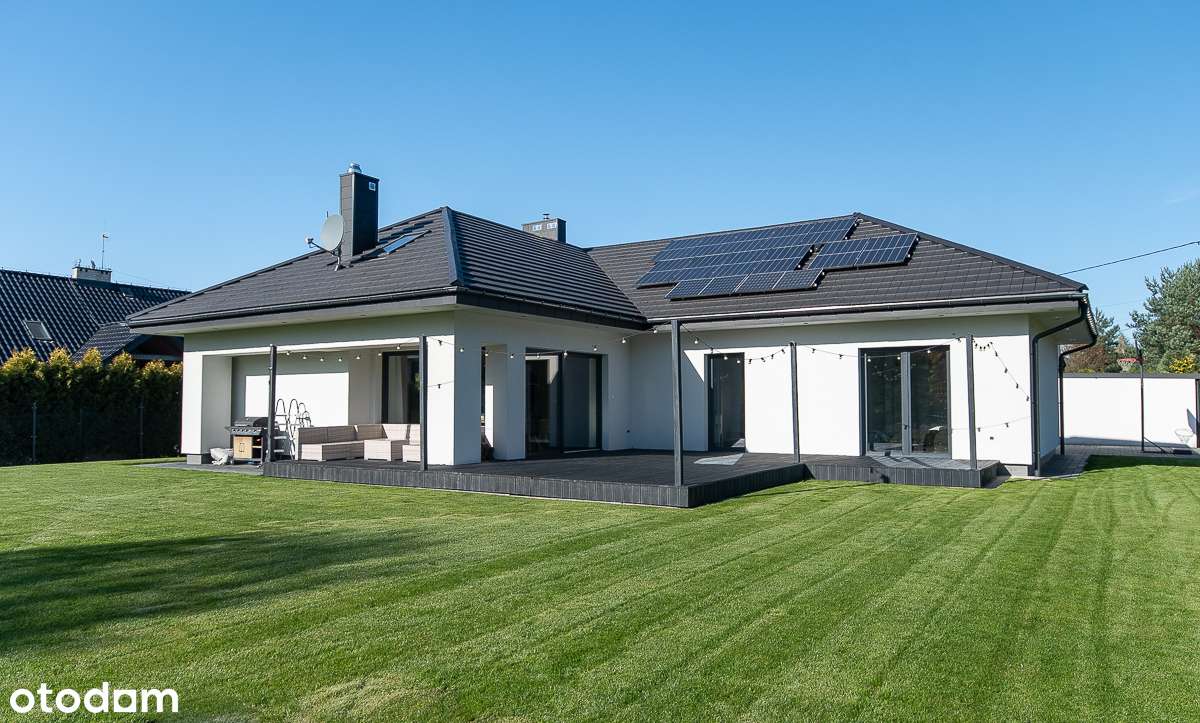 5 pokoi!  Przestronny dom parterowy + poddasze, fotowoltaika, garaż-9
