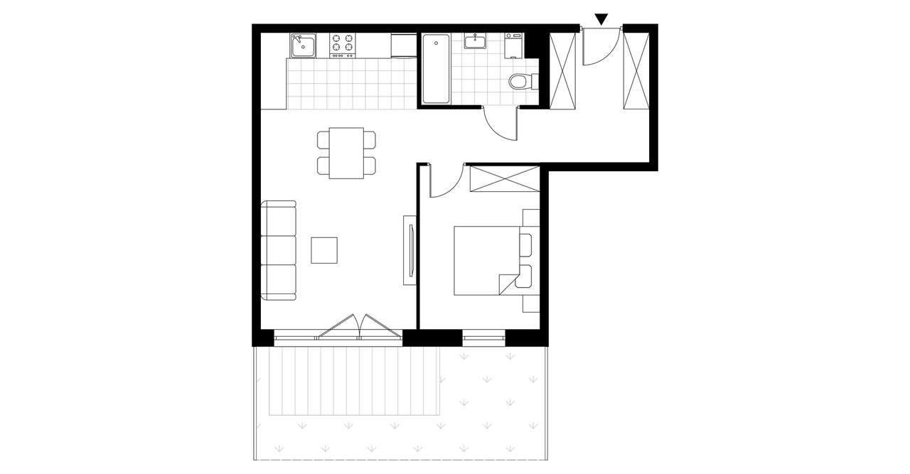 Ulica Staszica | mieszkanie A13 - Pełny obrazek: 4/9