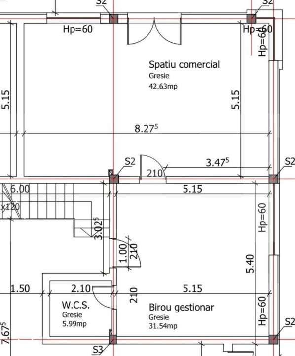 Spatiu comercial premium, 80 mp, bloc nou, zona Iulius Mall - Imagine principală: 5/7