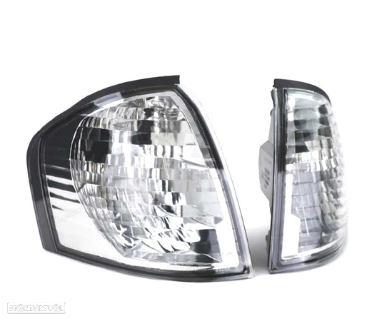 PISCAS FRONTAIS PARA MERCEDES W202 C-KLASA 93-00 CHROME CROMADO - 4