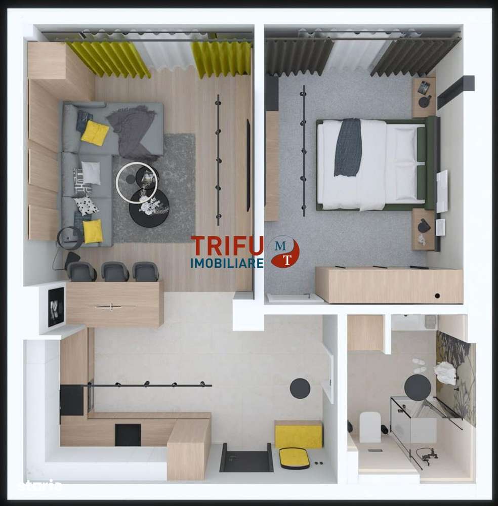 Apartamente Moderne cu 2 Camere în Sebes - Imagine principală: 5/8