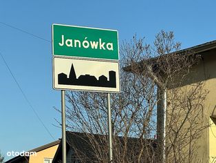 Działka budowlana z domkiem Janówka gm. Andrespol