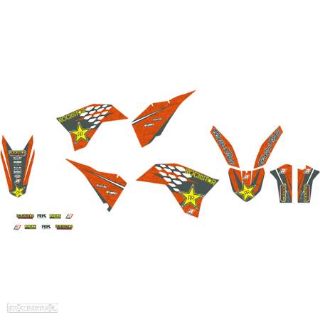 kit autocolantes blackbird rockstar energy ktm - 1