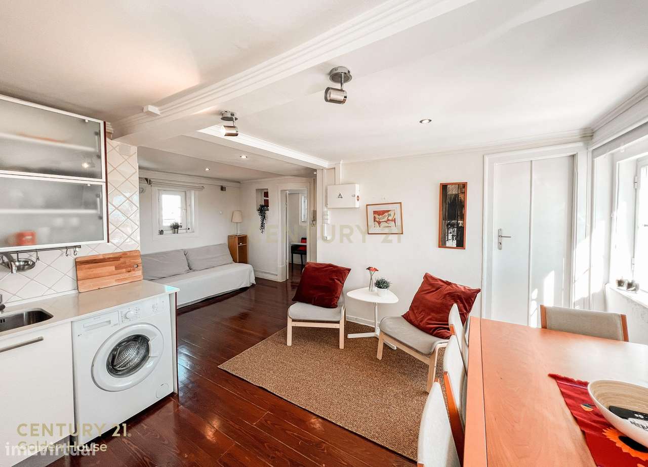 Apartamento T2 mobiliado e equipado com Vista para o Rio em Lisboa - Grande imagem: 3/35