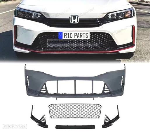 PARA-CHOQUES FRONTAL PARA HONDA CIVIC 21- LOOK TYPE-R - 1