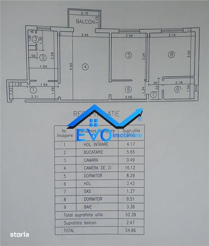 APARTAMENT 3 CAMERE ALEXANDRU ZIMBRU, 55MP, ETAJ INTERMEDIAR