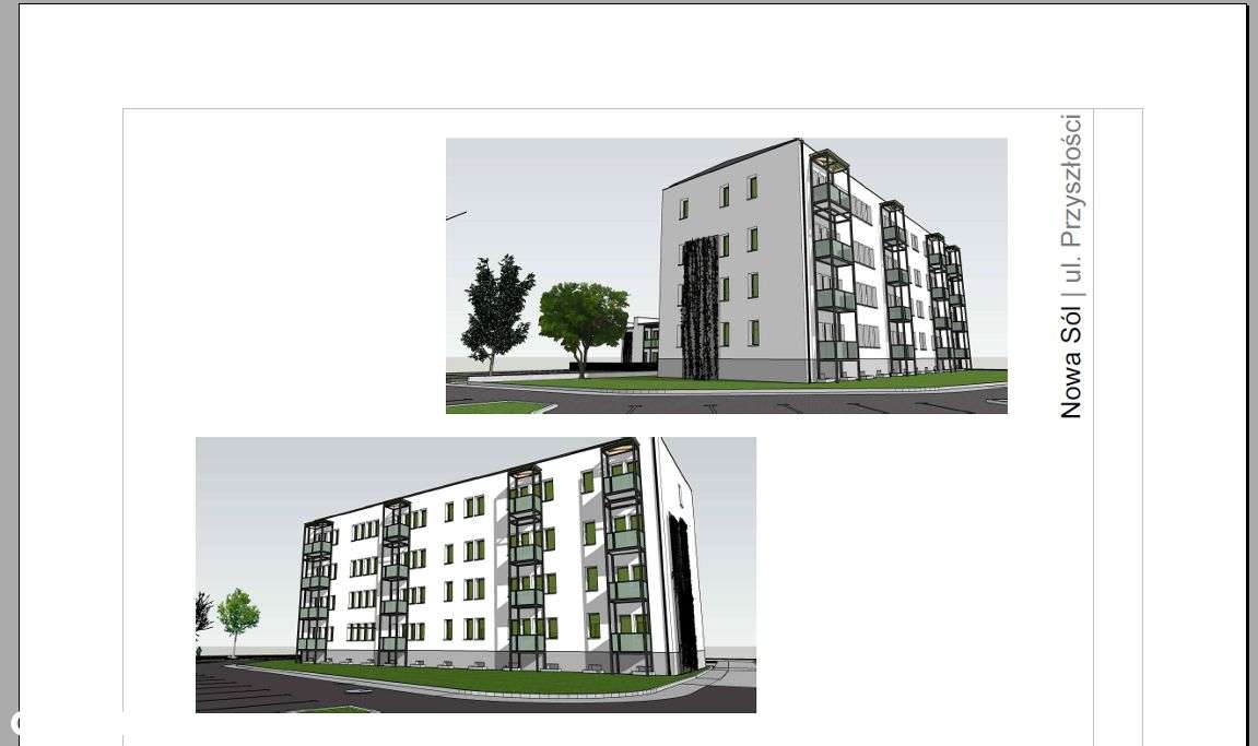 Biurowiec w centrum Nowa Sól z pozwoleniem - Pełny obrazek: 5/7