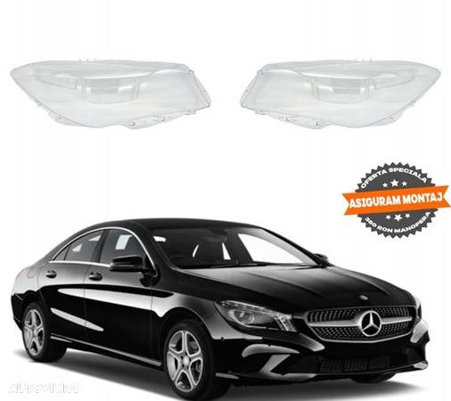 Pachet Sticla Sticle Far Stanga Dreapta Mercedes-Benz CLA-Class C117 Sedan - 1