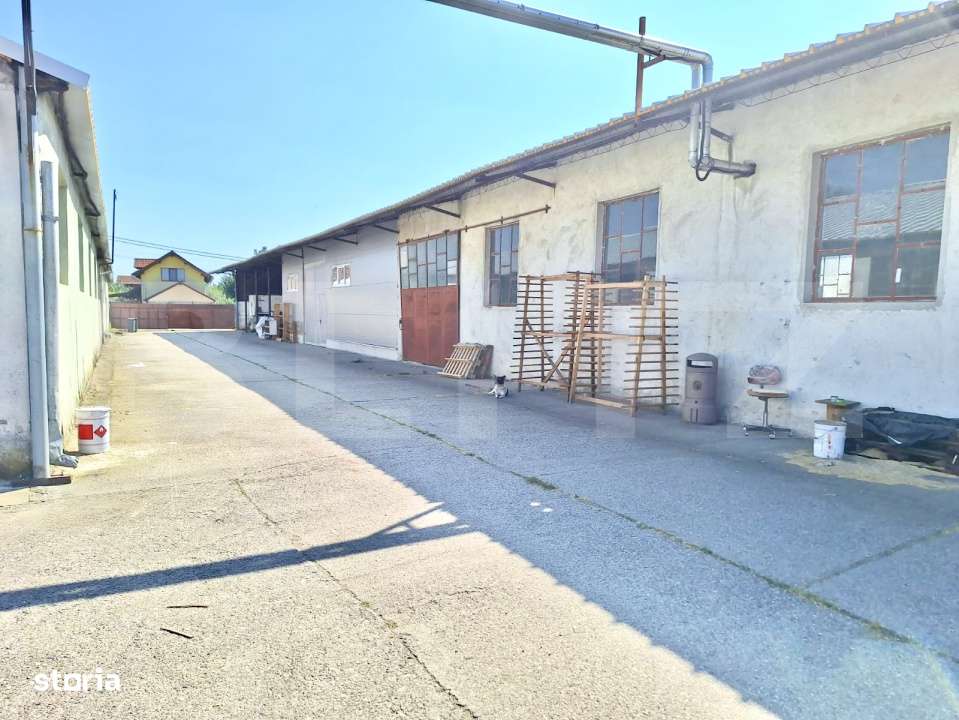 Teren industrial 4.150 mp cu 3 hale moderne cu utilitati,acces dublu s - Imagine principală: 4/6