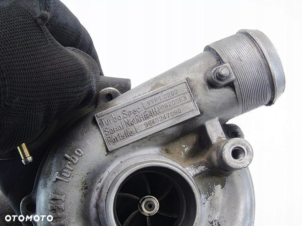 Turbosprężarka 2.0 Hdi 206 306 307 406 Xsara C5 Partner Berlingo 9645247080 - 6