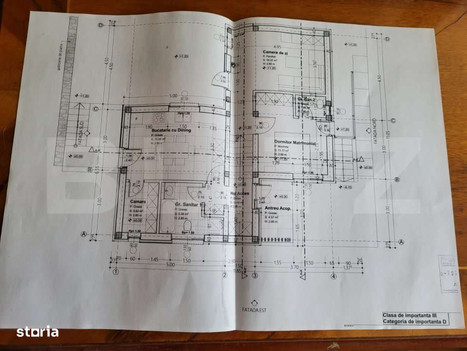 Casa la rosu, cu 3 camere, 74 mp,  teren 800 mp, zona Centura, Bistrit - Imagine principală: 2/9