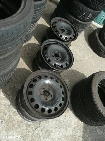 15” - Felgi - 5x100 , r15 cali - SEAT SKODA AUDI VW - Leon Ibiza Toledo - Fabia Rapid - Polo Golf IV Bora - A2 A3 -  Stalowe Koło Dojazdowe Rezerwowe Zapasowe Dojazdówka Zapasówka Rezerwa - 6