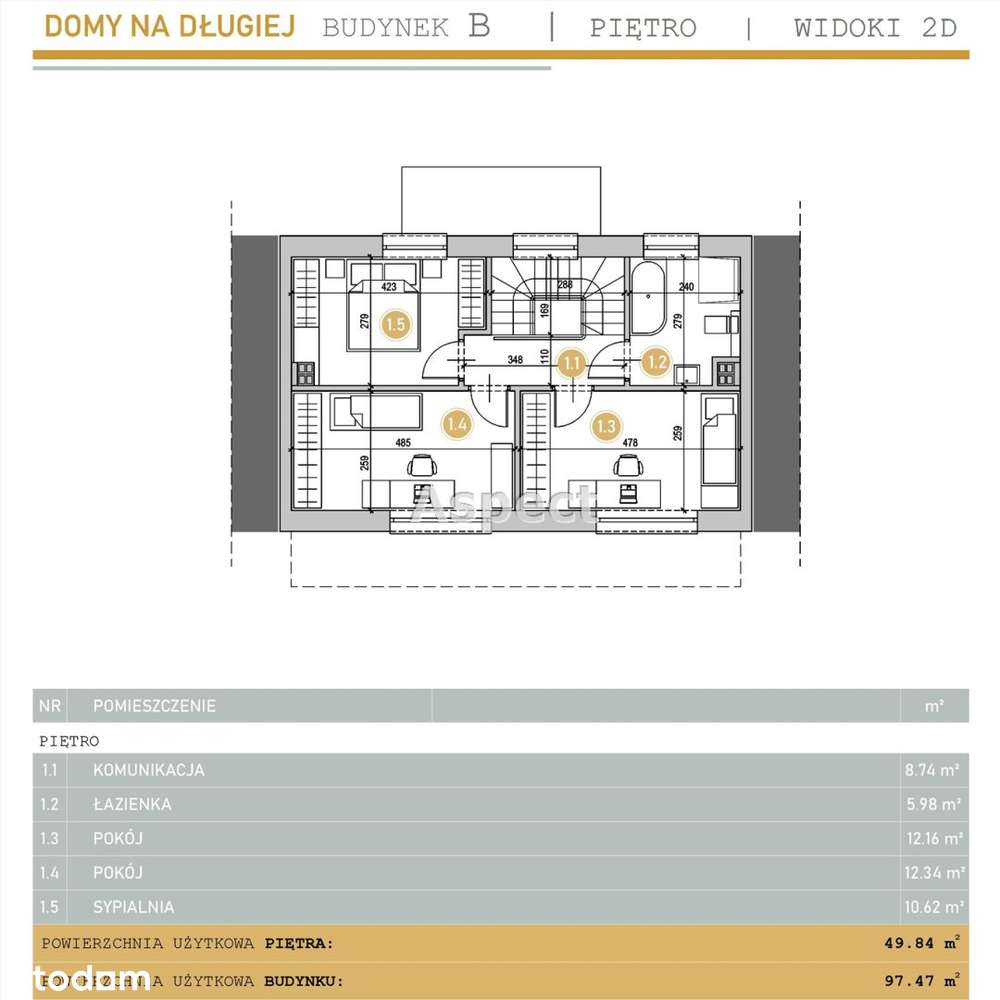 Nowoczesny dom w zabudowie szeregowej - Pełny obrazek: 3/4