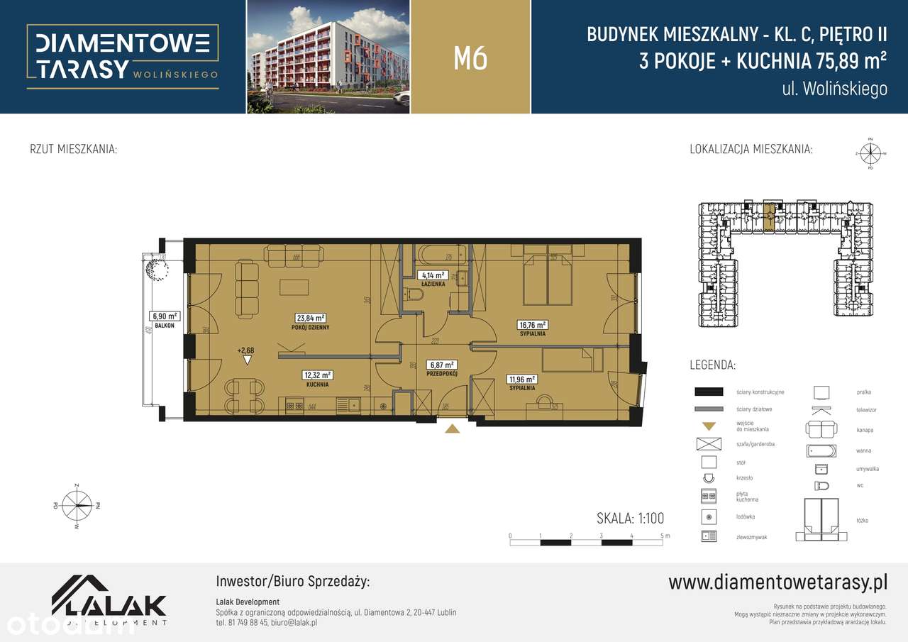 Diamentowe Tarasy | wyjątkowe mieszkanie C/M06 - Pełny obrazek: 2/8